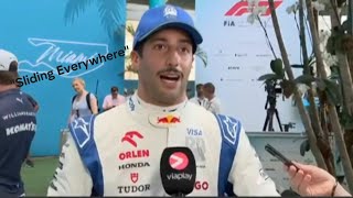 Daniel Ricciardo Post Qualifying Interview  F1 Miami GP Qualifying [upl. by Emirak]