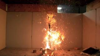 Christmas Tree Burn Dry Tree [upl. by Vergil]