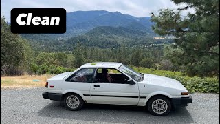 20 years of dirt Barn find AE86 get cleaned and track prep for Panic Grand Prix 2 [upl. by Etna]