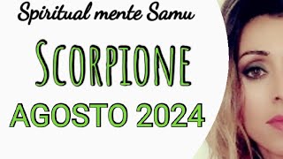 SCORPIONE ♏ Agosto 2024 previsioni🔮 Tarocchi🔮 [upl. by Adranoel]