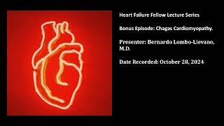 BONUS Chagas cardiomyopathy [upl. by Anaibib]