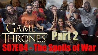 Game of Thrones  7x4 The Spoils of War Part 2  Group Reaction [upl. by Libenson]