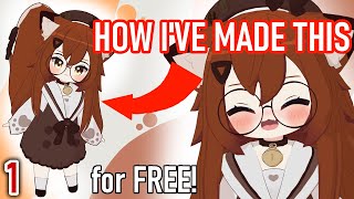 How To Make a 3D Vtuber Model From Scratch for FREE PART 1  SIMPLE 5 STEPS BEGINNER INTRODUCTION [upl. by Pohsib]