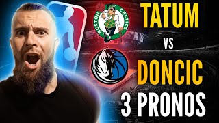 PRONOSTIC NBA  mes pronos pour la finale NBA Boston Celtics  Dallas Mavericks [upl. by Meredeth36]