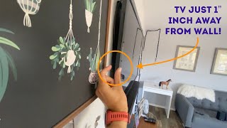 ★★★★★ TV Mount Instructions for LowProfile Bracket Flat Wall Smart Tutorial DIY How To [upl. by Cook]