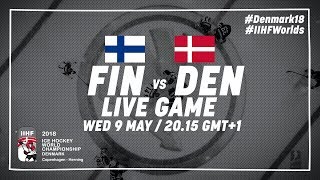 Finland  Denmark  Full Game  2018 IIHF Ice Hockey World Championship [upl. by Kate]