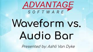 Waveform vs Audio Bar [upl. by Maer]