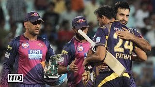 IPL9 KKR vs RPS Gambhir outclass Dhoni by 8 wickets [upl. by Kenlay]