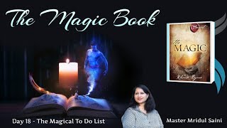 Day 18  The Magical To Do List  The Magic Book  Transform Your Life  Master Mridul Saini [upl. by Nahaj]