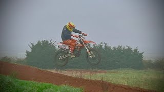 Weedon MX Track KTM XCF 250 My GoPro Laps  Bonus Nose Dive 😅 [upl. by Becky]