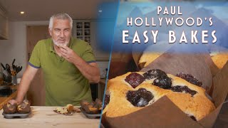 How to bake the most DELICIOUS Blueberry Muffins  Paul Hollywoods Easy Bakes [upl. by Hsakiv]