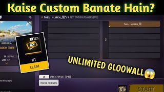 Kaise Custom Mein Unlimited Global Karen  Kaise Custom Banaen  Free Fire Custom Kaise Banate Hain [upl. by Ahsercal]