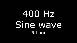 400 Hz sine tone [upl. by Llekcm]