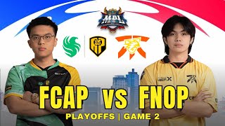 FCAP vs FNOP  MPL PH S14  PLAYOFFS  GAME 2 [upl. by Assyram]