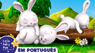 Desenho para Bebe  Coelhinhos dormindo  Canções para Bebe  Little Baby Bum em Português [upl. by Keg]