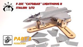 Italeri F 35C CATOBAR Lightning  Full Build Part 3 [upl. by Araid]