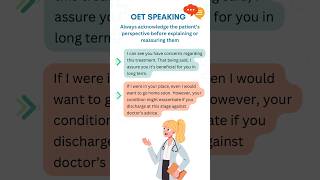 🤯 OET SPEAKING [upl. by Bel]