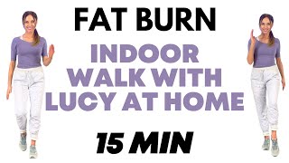 Walk at Home  15 Minute Fat Burning Indoor Walk [upl. by Lutero556]