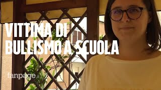 Giorgia vittima di bullismo a scuola quotPresa in giro perché sudavo molto piangevo ogni giornoquot [upl. by Aekerly]