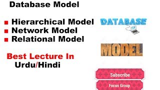 Database Model  Hierarchical Model Network Model Relational Model Lecture In UrduHindi [upl. by Jeremy]