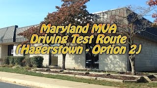 Maryland MVA Driving Test Hagerstown  Route 2 of 2 [upl. by Aieki]