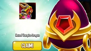 GOT HEXED VAMPIRE DRAGON FROM VAMPIRE EGG CHEST  Dragon City [upl. by Eudocia]