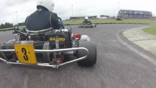 Motorsport Ireland  Super4 Karting Championship 2016  Round 8 Final 1 Kartworld Watergrasshill [upl. by Barbaresi]