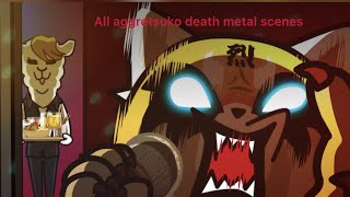 All aggretsuko death metal scenes seasons 12 and 3 [upl. by Yllut904]