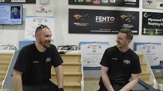 End of day 2 in the carpet fitter of the year semi finals we talk to Danny Thornley and Joni Reeves [upl. by Buchalter447]