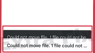 files by Google  Files Go Fix Could not move file Problem Solve [upl. by Harlen]