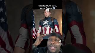 Ranking McuDceu Actor Swaps Part1 mcu dceu shorts [upl. by Walli529]