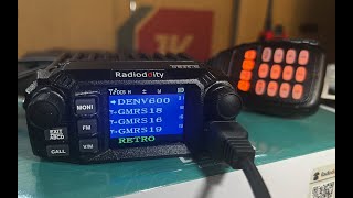 Radioddity DB25 G GMRS mobile radio [upl. by Suoicerp]