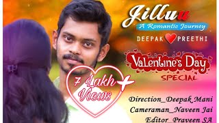 JilluU  Tamil love short film  Valentines day spl  Paathutu Ponga KDM Deepak manipreethi2k19 [upl. by Opportuna338]