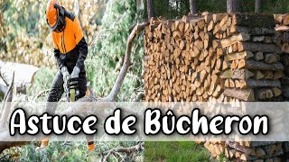 AUTONOMIE CHAUFFAGE ASTUCE de BÛCHERON  Tronçonneuse amp Empiler Nickel le bois de chauffage à ranger [upl. by Eversole837]