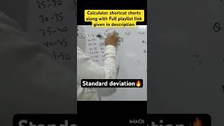 Standard deviation in 28 seconds🔥 standarddeviation measuresofdispersion [upl. by Ellives]