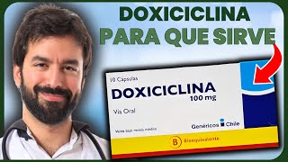 DOXICICLINA💊 ¿Cómo usa usa TRATAMIENTO para INFECCIONES  MÁS [upl. by Wynne193]