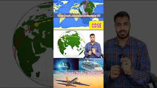 The Great Circle Distance  Why Dont Aircrafts Go Straight [upl. by Kannry891]