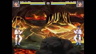 Volcano from Planet Gelbo 640x480  MUGEN 10 and 11 Stage [upl. by Binni795]