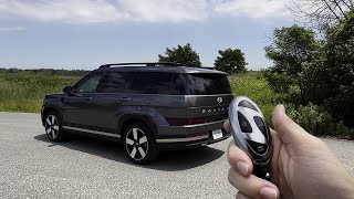 Hyundai Santa Fe Hybrid Keyfob Tricks 2024 model [upl. by Alue]