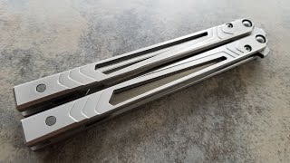 Biegler Bladeworks Archon Balisong quick flips [upl. by Skippie]