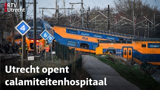 Treinongeluk met 1 dode en 30 gewonden slachtoffers opgevangen in Utrecht  RTV Utrecht [upl. by Myrtice]