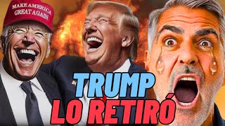 TRUMP retira a George Clooney WOKE Hollywood está en PANICO [upl. by Atnad]