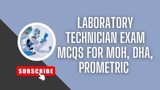 Laboratory technicians Moh dha prometric exam MCQs [upl. by Anitsrhc175]