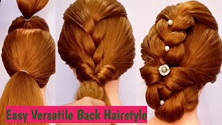 quotVersatile Back Hairstyle for Every Occasion  Easy and Stylish Hairstyle Ideasquot [upl. by Nalym460]