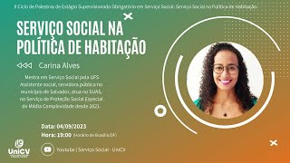 O Serviço Social na Política de Habitação [upl. by Remmer599]