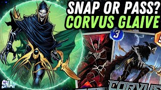 CORVUS GLAIVE 👽⚔️ Details amp Mechanics  Snap or Pass  Marvel Snap [upl. by Yared]