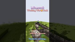 Working Tank In Minecraft Java EditionPoojav Launcher minecraftbuildhacks minecraftjavaedition [upl. by Persas]