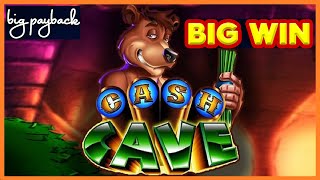 HUGE WIN Incredible BONUS FRENZY on Cash Cave Slots [upl. by Desmund]