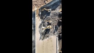 Overpass Demolition with Ground Level Demo [upl. by Devad277]