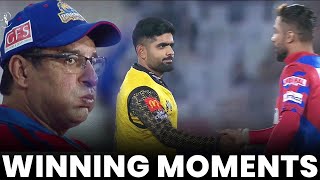 Winning Moments  Peshawar Zalmi vs Karachi Kings  Match 17  HBL PSL 8  MI2A [upl. by Ahsima]